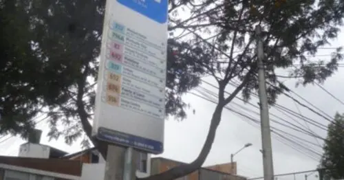 PARADERO SITP BARRIO LA FRAGUA  084A10